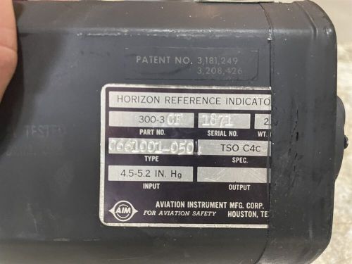 Aviation Instruments Artificial Horizon 300-3 CF 300-3CF, US $99.00, image 5