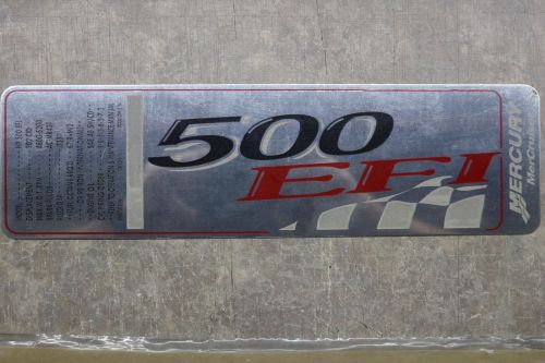 QUICKSILVER MERCURY RACING 500EFI ENGINE COVER METAL PLATE 38-843342 NEW OEM, US $189.89, image 4