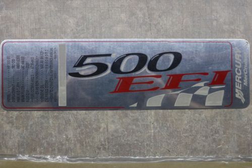 QUICKSILVER MERCURY RACING 500EFI ENGINE COVER METAL PLATE 38-843342 NEW OEM, US $189.89, image 7