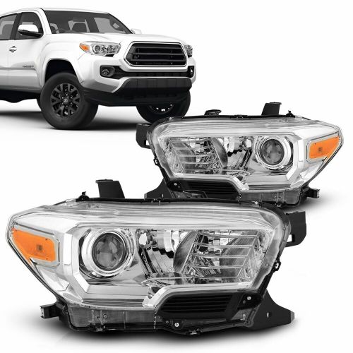 For 16-22 Toyota Tacoma Headlights LH+RH 2SET Projector Headlamps Chrome Housing, US $129.99, image 7