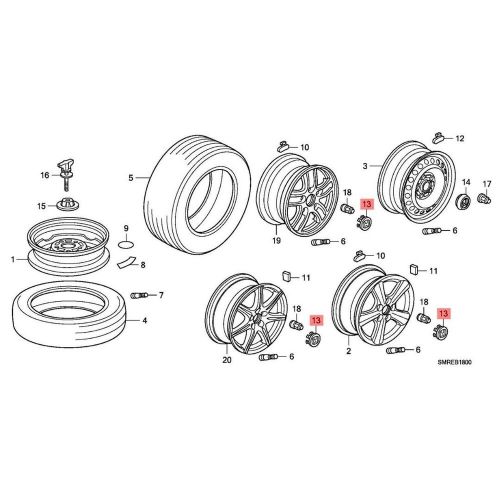 HONDA OEM INTEGRA DC5 RSX TYPE-R SILVER Wheel Center Caps 4Set From Japan, US $153.99, image 5