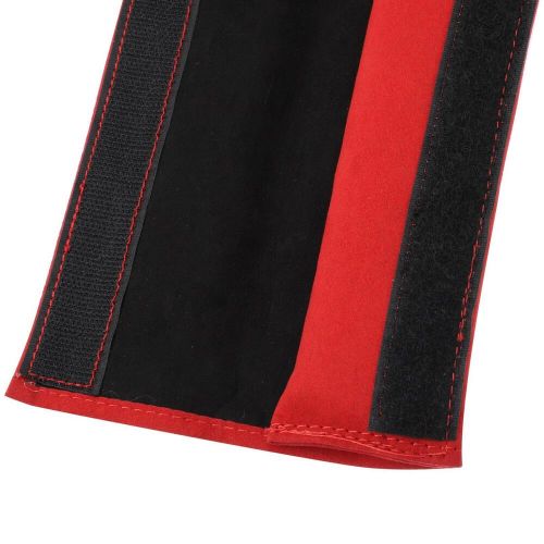 2pcs Universal Seat Belt Shoulder Pad Faux Leather Car Safe Strap Neck Mat Red, US $14.49, image 2
