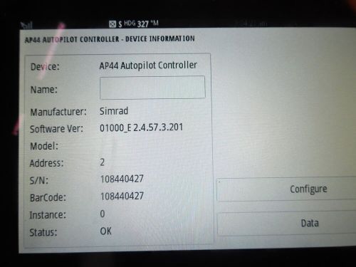 Simrad AP44 Autopilot Control Head 000-13289-001/90 Day Warranty!!!, US $449.99, image 3