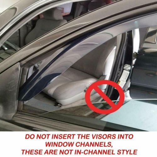 Fits 2021-2024 Toyota Venza Carbon Print Trim Sun Guards Window Visor Rain Vent, US $54.88, image 2