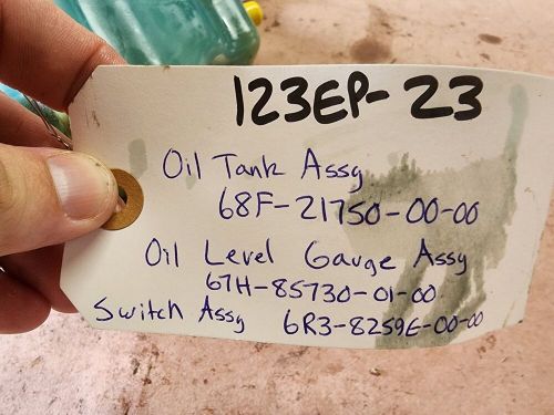 YAMAHA OIL TANK ASSY, OIL LEVEL GAUGE ASSY, 68F-21750-00-00, 67H-85730, 123EP-23, US $59.00, image 17