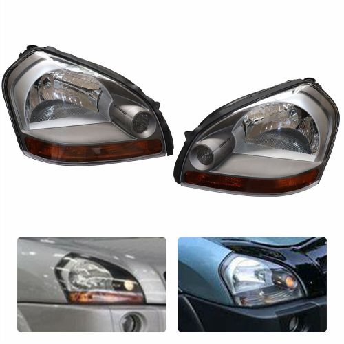 For 2005-2009 Hyundai Tucson Headlights Headlight Assembly 1 Pair Set Headlamp, US $135.02, image 24