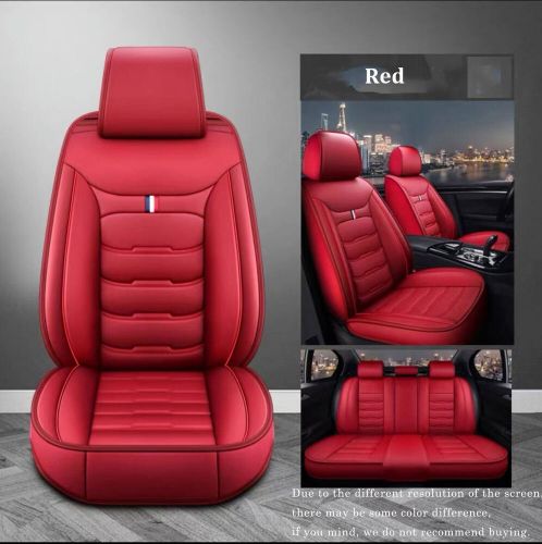 For Audi Car Seat Covers Full Set Front&Back Cushion PU Leather Waterproof, US $99.99, image 6