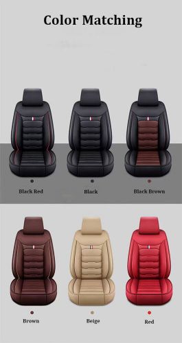 For Audi Car Seat Covers Full Set Front&Back Cushion PU Leather Waterproof, US $99.99, image 16