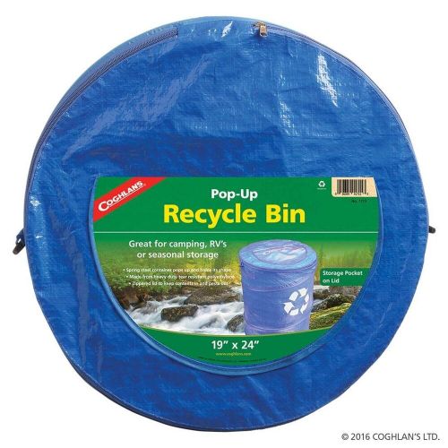 1715    coghlan s pop up recycle bin  blue   19  x 24