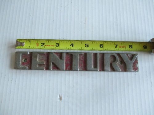 Vintage C-531 Century Wooden Boat Chrome over Bronze Emblem Name Plate B2, US $49.00, image 4