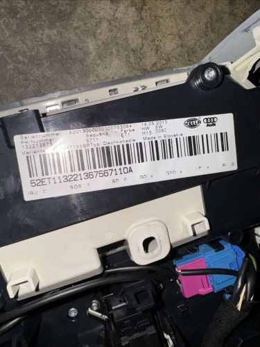 2011 - 2018 Audi A8 D4 Dome Light Roof Switch Overhead Console OEM 4H0947135BK, US $90.00, image 3