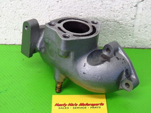 Kawasaki 650sx SILVER! Exhaust Manifold 650 X2 Ts SC SX head pipe mount DIVERTED, US $99.00, image 4