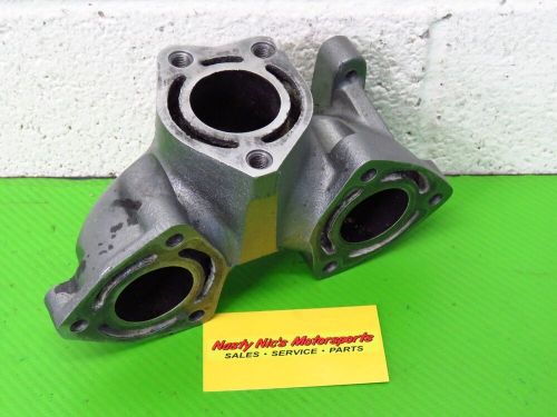 Kawasaki 650sx SILVER! Exhaust Manifold 650 X2 Ts SC SX head pipe mount DIVERTED, US $99.00, image 6
