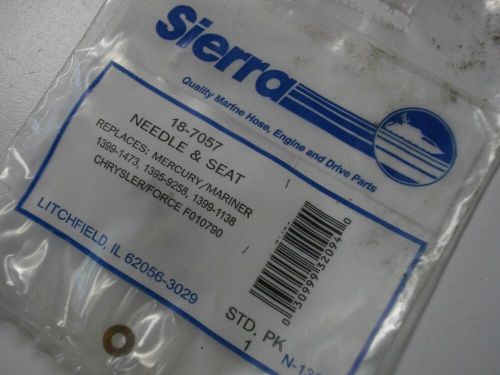 Sierra Marine 18-7057 Needle and Seat Fits Force Chrysler F010790 Mercury, US $12.99, image 2