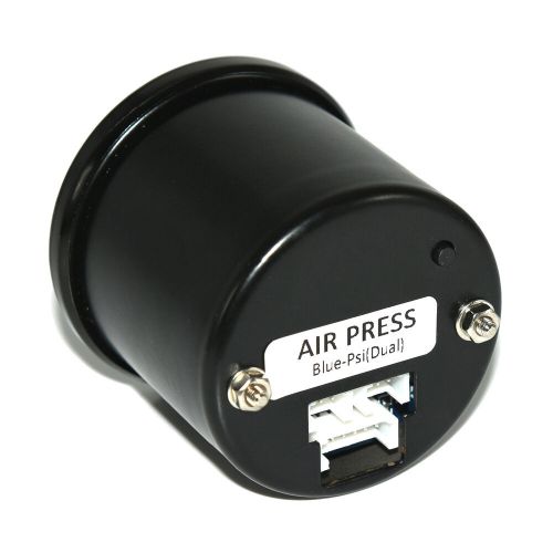 52mm led dual digital air pressure gauge psi air suspension meter with 2 sensors