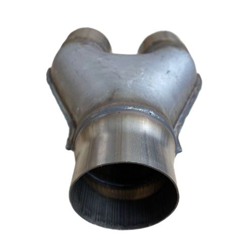 3" EXHAUST Y PIPE PIECE STAINLESS STEEL EXHAUST Y-PIPE PIECE ADAPTER CONNECTOR, US $, image 5