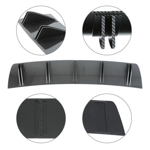 Carbon Fiber Rear Bumper Spoiler 5 Fins +Rear Canard Diffuser For Nissan Maxima, US $65.11, image 11
