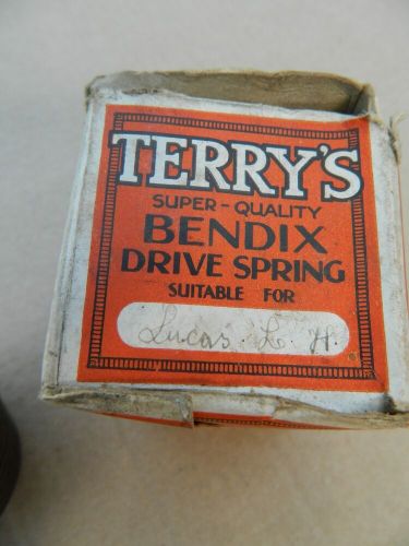 Vintage terry's bendix drive spring.starter motor spares.lucas lh.