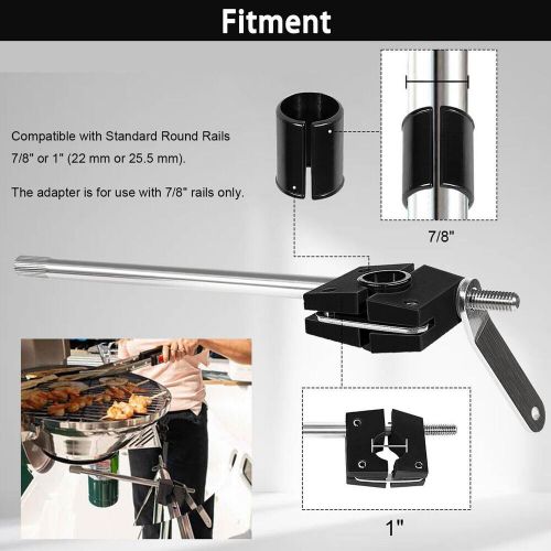A10-080 Round Rail Grill Mount Bracket 7/8"-1" for Magma Kettles Grill Boat, US $47.87, image 9