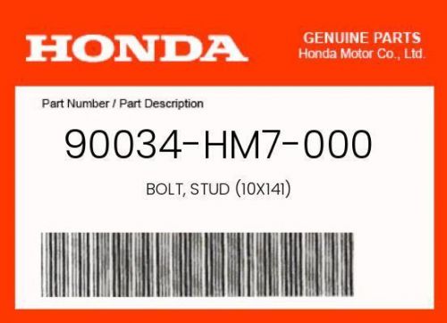 Honda genuine bolt, stud (10x141) - 90034-hm7-000