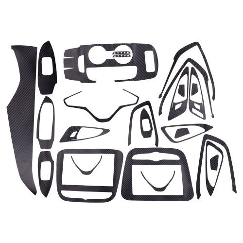 Carbon fiber Car Interior Decor Kit Trim Sticker Fit For Chevrolet Malibu 16-19, US $27.68, image 2