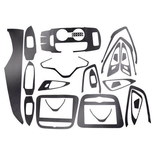 Carbon fiber Car Interior Decor Kit Trim Sticker Fit For Chevrolet Malibu 16-19, US $27.68, image 3