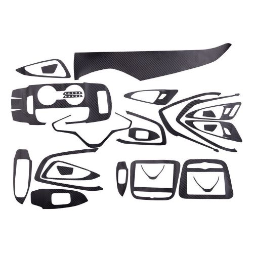 Carbon fiber Car Interior Decor Kit Trim Sticker Fit For Chevrolet Malibu 16-19, US $27.68, image 4