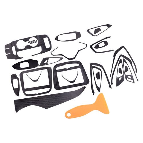 Carbon fiber Car Interior Decor Kit Trim Sticker Fit For Chevrolet Malibu 16-19, US $27.68, image 5