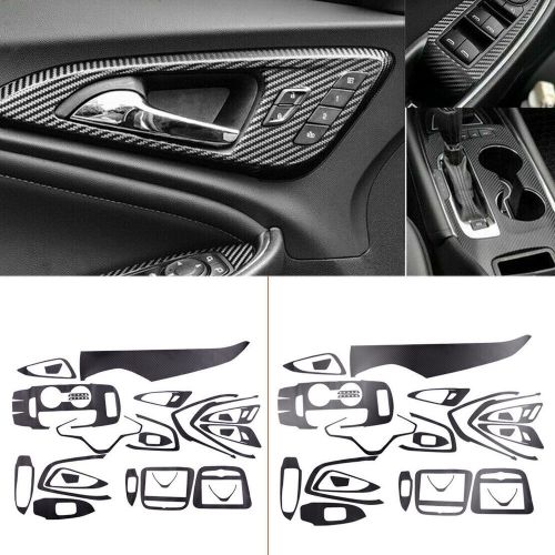 Carbon fiber Car Interior Decor Kit Trim Sticker Fit For Chevrolet Malibu 16-19, US $27.68, image 8