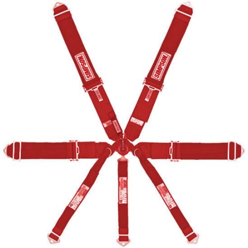 Simpson 29115BK Black 7 Point Drag Racing Harness, Bolt In, US $316.95, image 2