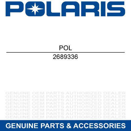 Genuine oem polaris part 2689336 asm-seat cvr blk/grvygry/skybl