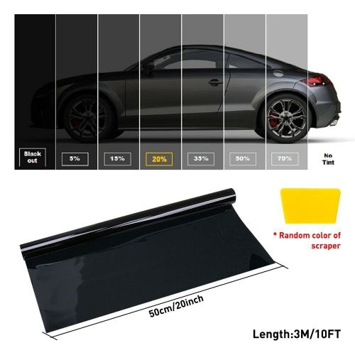 For *10ft 20" Car Home Office Glass AUXITO Uncut Roll Window Tint Film 20% VLT, US $11.39, image 10