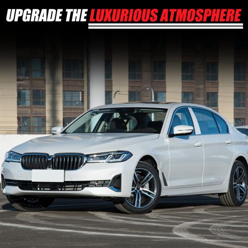 Silver Steel Car Inner Rear Bumper Plate Strip For BMW 5 Series 2018-2022-, US $, image 7