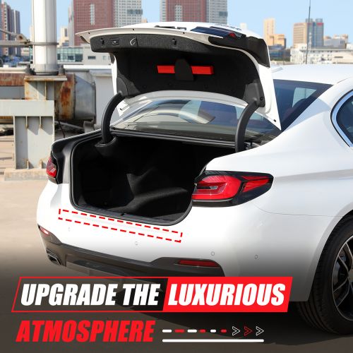 Silver Steel Car Inner Rear Bumper Plate Strip For BMW 5 Series 2018-2022-, US $, image 11