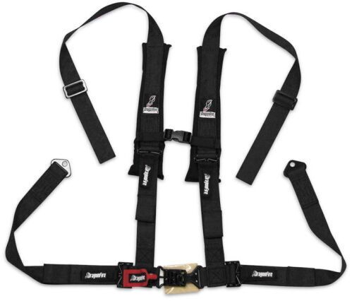 DragonFire Racing 4/Pt H-Style Hrns W/Strnm Blk 521271 Black Harness 52-1271, US $95.39, image 3