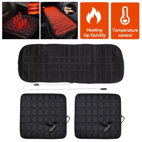 3PCS Universal Car Heated Seat Cushion Hot Cover Auto 12v Heater Warmer Pad, US $65.99, image 4
