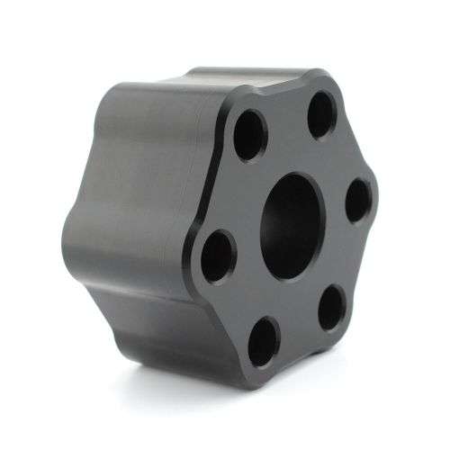 Solid supercharger coupler isolator for 2013-2017 jaguar land rover 3.0l black