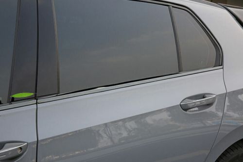 Cover trim black steel fit for vw golf mk8 20-21 windows strip sill molding