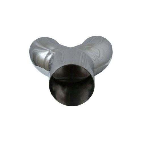 UNIVERSAL STAINLESS STEEL EXHAUST Y-PIPE PIECE ADAPTER 2.25" SINGLE & 2" DUAL, US $, image 2