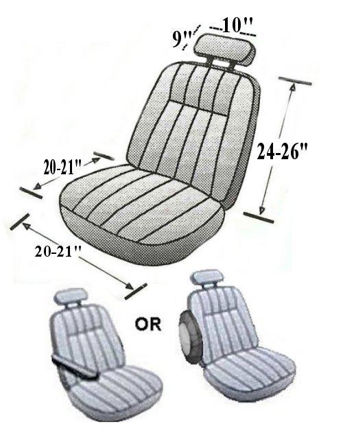Tan Black Superior Synthetic Leather Seat Covers w/ Black Mats & More #1, US $51.35, image 5
