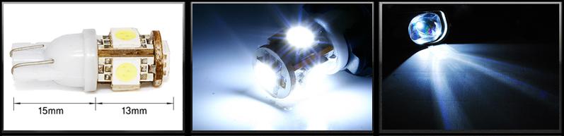 20 x White LED License Plate Light Bulbs 168 194 2825 T10 Wholesale Lot, US $25.88, image 2