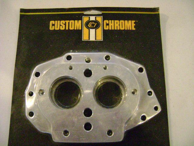 Custom chrome big twin  5 speed transmission billet trap door