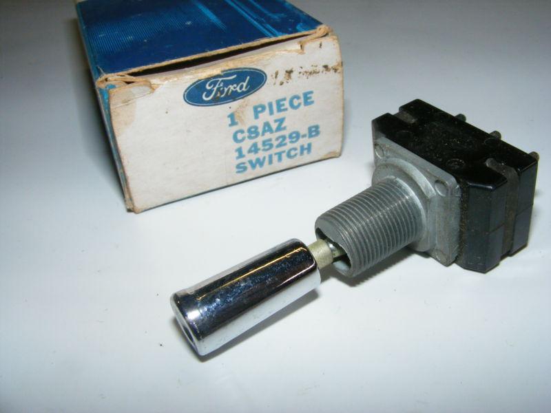 1968 FORD FULLSIZE STATION WAGON TAILGATE REAR WINDOW SWITCH NOS NEW C8AZ-14529B, US $24.99, image 2