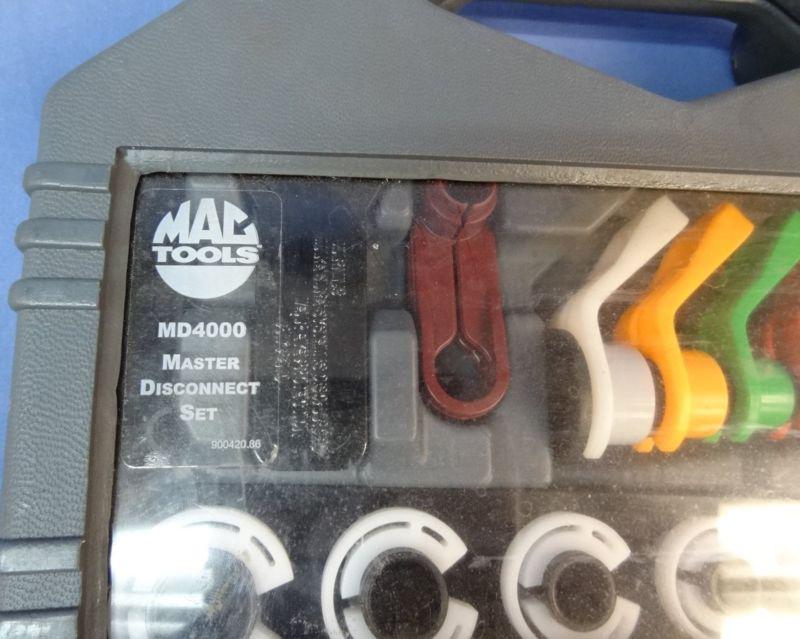 Mac Tools Master Disconnect Set MD4000 MD 4000 w Storage Case Automotive Tool , US $4.75, image 4