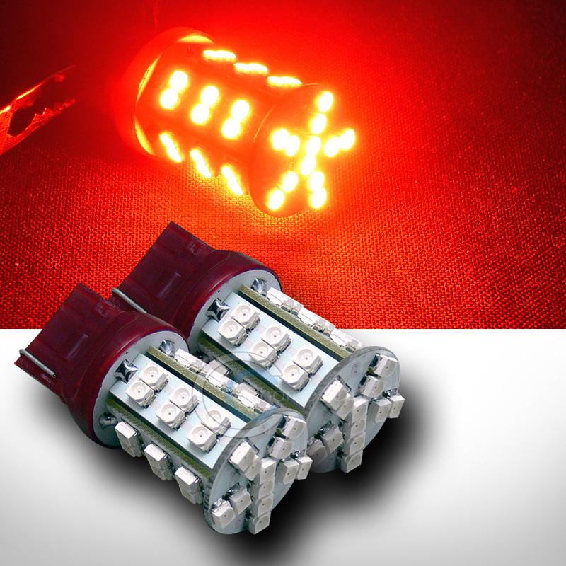 Purchase 2pc 7440 T20 42x 3528 SMD/SMT LED Super Red Stop/Brake Tail