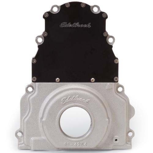 Purchase Edelbrock 4254 LS1 2Piece Aluminum Timing Cover 19972004 in