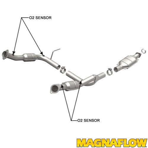 Magnaflow 93108 direct fit bolt-on high-flow catalytic converter 49-state