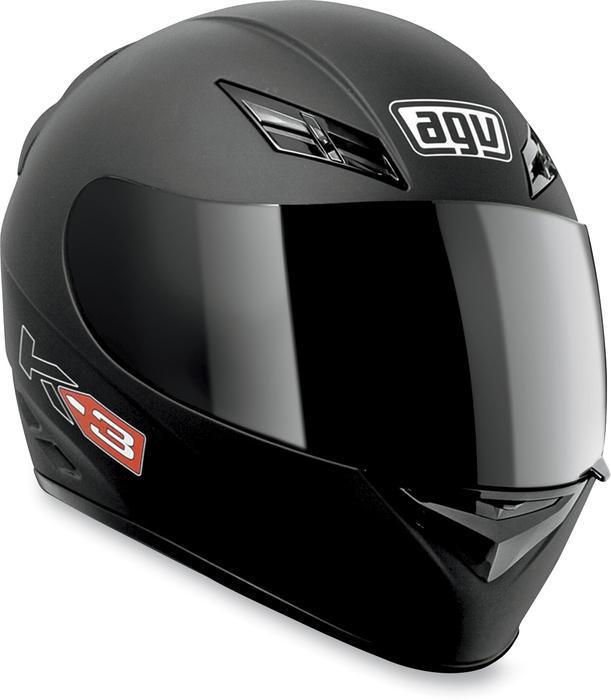 Agv k3 mono motorcycle helmet flat black sm/small