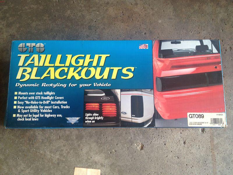 GTS GT089 Isuzu Rodeo/Pickup/Amig Smoke Tail Light Covers GTStyling TLC Blackout, US $39.95, image 2