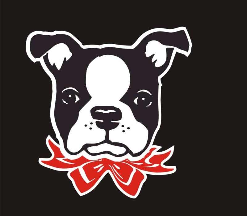 Boston terrier dog decal decal sticker